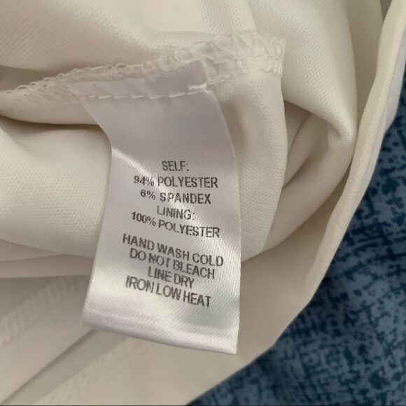 Lulu’s “Shift & Shout” Ivory Short Sleeve Shift Dress - Picture 8 of 8